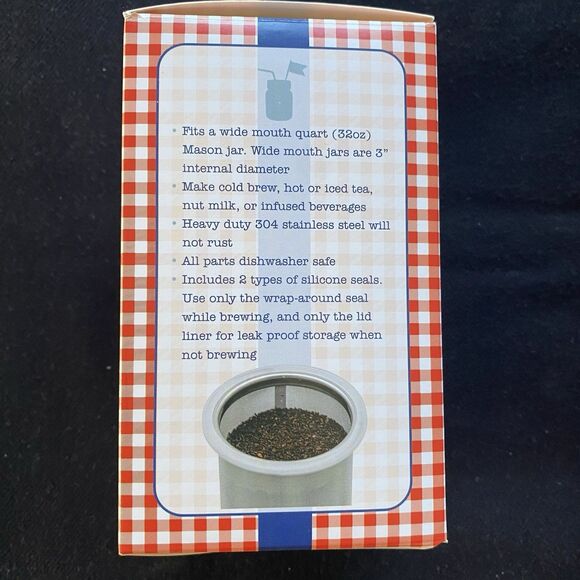 Cold Brew Coffee Maker for Mason Jars - Stainless Steel Iced Coffee. USA. - Picture 5 of 11